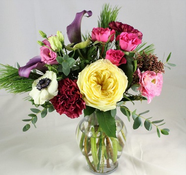 Mini Seasonal Arrangement  |  Toronto's best florist Periwinkle Flowers